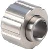 RichVibe Cuscinetti unidirezionali in metallo a 10 aghi con manicotto per Garcia P4 per bobine Max 4SX e STX, design modificato per una fusione fluida, tonalità argento, confezione da 2