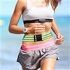Keenso Cintura da Corsa Riflettente, Cintura Regolabile in Spandex di Poliestere con Nastro Riflettente, 5 X 52 Cm Attrezzatura Ad Alta visibilità per Corsa Notturna Passeggiate Ciclismo Uomini