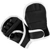 Hemobllo Guanti da Boxe Mezze Dita, Guanti Kickboxing Portatili, Guantini Mma Professionali, Nero, Oxford Cloth e Pu Leather, Antiscivolo, per Taekwondo e Arti Marziali Miste