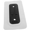 ZUNOXAZ Adattatore Pinna SUP da 9 Pollici in PVC Bianco per Accessori Surf