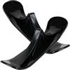 UKCOCO Slitta da Neve Scooter Skateboard 2 in 1, Set, PE Nero
