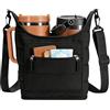 Generic Borsa per borraccia Custodia organizer per esterni con tasca per telefono | Porta borraccia con tracolla per palestra sport telefono running campeggio escursionismo passeggiata attività