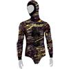 EPSEALON Dark Fusion Neoprene Giacca 5 mm Tuta da caccia subacquea immersioni pesca apnea Freediving Spearfishing Wetsuit Jacket (XXL)