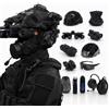 cuguoe Set casco FAST PJ con comunicazioni, luce e supporto for l'elica