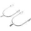 TOYANDONA Speroni Design Elegante per Artigianato di Precisione in Lega di Zinco con Cristalli con Stile Unico Argento Equitazione per attività Equestri