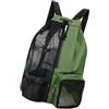 AMONIDA Borsa da Nuoto in Rete con Zaino con Coulisse per Attrezzatura da Allenamento e attività in Spiaggia, Asciugatura Rapida, Materiale in PVC (47,9 * 16,5 * 32,0 cm)