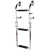 PQLXJJYUR Scaletta For Barca Pieghevole In Acciaio Inox 2+1 Gradini Salita Facile