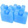 RORPOIR 4 Pezzi Ice Packs for Cooler Bag Ghiaccio Refrigeratore Portatile | Ghiaccetti Riutilizzabili, Cubi Ghiaccio Riutilizzabili, Impacchi di Ghiaccio Portatili