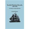 David Dobson Scottish Maritime Records, 1600-1850 (Tascabile)
