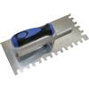 ZCHYTOOL Spatola dentata 280 x 125 mm strumento professionale ergonomico | Acciaio Inox Resistente Alla Ruggine, Stenditura Colla Piastrelle E Levigatura Rivestita Per Lavori Di Fai Da Te