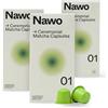 Nawo Capsule di Tè Matcha Ceremoniale - 30 Capsule, Compatibili con Nespresso®, 100% Naturale, Tè Verde in Polvere, Ideale per Matcha Latte, Senza Zuccheri Aggiunti né Conservanti - NAWO® Routines