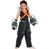 Chaks - Costume Katsuki Bakugo da ragazzo, vestito ufficiale My Hero Academia, set anime da 5 pezzi per carnevale e fumetti