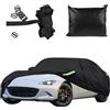 luolety Telo copriauto completo per Mazda MX-5 RF ND NC NB NA 1989-2024, 210D impermeabile per tutte le condizioni atmosferiche con striscia riflettente, cinghie antivento (per MK4/ND)
