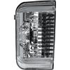LONGLING Frecce Laterali Sinistre Lato Guidatore Specchio Esterno Freccia Lampada Rotante Frecce Laterali Compatibile con Fiat Ducato Citroen Jumper Peugeot Boxer 2006-2025 Opel Movano 2021-2025