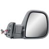 LONGLING Specchietto retrovisore Destro Specchietto Elettrico e Riscaldabile Manuale Pieghevole Nero Opaco Copertura Cap Per Citroen berlingo Peugeot Partner 2012-2018