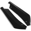 QQBIKP [Replacement] for BMW X5 X7 E46 E91 E90 E93 E81 E60 E61 E46 F10 F20 2 Pezzi paraurti Posteriore Labbro Avvolgente Angolo diffusore Splitter Canard (Color:Glossy Black)