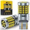 AILEO 7443 LED bianco allo xeno, ultra luminoso 500% 54-SMD 3030, sostituzione T20 7443 7444NA W21/5W LED per luce di retromarcia, luci di retromarcia, DRL, luci di parcheggio, lampadine w21w auto