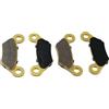 Celliparts 102714001 Set di 2 pastiglie freno compatibile con Club Car ATV XRT1500 XRT1550 294 295 XRT950 Compatibile con Husqvarna ATV HUV4421DXP HUV4421G HUV4421GXL HUV4421GXP HUV4421D HUV4421D HUV4421D; XL