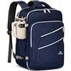 MATEIN Zaino 40x30x20 Ryanair, 24L Bagaglio a Mano da Viaggio Aereo Cabina | Zaino da Viaggio 40x30x20 Uomo Donna, Porta PC 15.6 Pollici, Scomparti Multipli, TSA, Tasca Impermeabile, per Ryanair, Blu