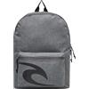 RIP CURL Zaino da uomo Dome Brand 17 L, Grigio Marle, Taglia unica