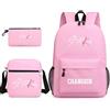 KASENFASHION Stray SKZ00 Zaino Scuola Bambini Stile Kpop Set 3 in 1 Zaino con Tracolla e Astuccio Grande Capacità Scomparto Laptop 15,6 Pollici Impermeabile Leggero