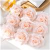 smr 100 pz 10 cm fiori artificiali all'ingrosso per scrapbook decorazioni per la casa di Natale giardino di nozze arco di rose scatola di caramelle con testa di seta finta
