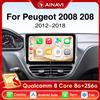 Ainavi Autoradio Per Peugeot 208 2008 2012 2013 2014 2015 2016 2017 2018 Wireless Carplay Android Auto Car Multimedia 2 Din