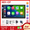 navifly 7 pollici HD touch screen 2 DIN autoradio per supporti universali USB TF card FM BT carplay multimedia lettore MP5 accessori per auto