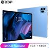 BDF Nuovi tablet da 10.1 pollici Octa Core 4GB RAM 64GB ROM Schede SIM doppie 3G Telefonata WiFi Bluetooth Google Play Tablet Pc Android 13