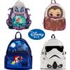 Bandai Loungefly Disney Finding Nemo Principessa Belle Pixar Up Borsa a Tracolla con Doppio Cinturino Zaino Scuola Regalo