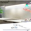 PARKSON LED Sotto Armadio Da Cucina Luce Camera Da Letto Guardaroba Armadio Sensore Intelligente Lampada Da Notte DC 12V 30/40/50cm Interruttore di Spazzata A Mano lampada Spina UE