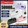 OnePlus Mini Power Bank 2 in 1 Display digitale veloce di grande capacità Batteria esterna portatile a ricarica rapida per Iphone Samsung 50000mAh
