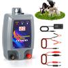 Jugacool 15KM Recinzione Elettrica Energizzatore 12V 2A per Animali Bovini Pecore Cavalli Pollo Allevamento Bestiame 1.5 Joules Dispositivo di Controllo di Impulsi