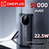 OnePlus Caricabatterie portatile ONEPLUS da 20000 mAh: Power Bank ad alta capacità con 2 cavi, ricarica rapida da 22,5 W per iPhone, Xiaomi e Samsung