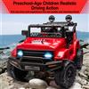 NONE Auto elettrica per bambini con telecomando 12V Ride On Car con cintura di sicurezza, musica (MP3/USB/TF), luce LED, per bambini dai 3 anni in su