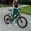 NONE Bicicletta per bambini regolabile per mountain bike da 20 pollici a 7 velocità con custodia e sistema frenante per campanello con bussola