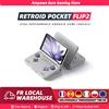 Retroid Pocket Flip2 Console di gioco portatile Schermo AMOLED da 5,5 pollici Uscita video Processore MTK Snapdragon Ventole Raffreddamento Ricarica rapida