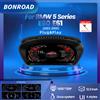 BONROAD 12.3 "LCD Digitale CarPlay Android Auto Strumento Cluster Pannello Cruscotto Per BMW Serie 5 E60 E61 E63 Navi Tachimetro