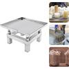 CNCEST 35x35 cm Tavolo vibrante per calcestruzzo Vibratore per agitazione in calcestruzzo Acciaio inossidabile 3000-3600 giri/min 50 W 220 V per lo stampaggio a vibrazioni