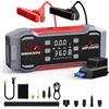 BSMOOM 9000A Avviatore d'Emergenza per Auto - Funzione 3-in-1: Compressore d'Aria, Soffiatore, Batteria Ausiliaria e Cavo di Avviamento Intelligente (12V)