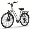 Urlife E26 Peak 750W Bicicletta Elettrica con Pneumatici 26x2", Batteria Rimovibile 36V 13Ah, Display LCD, 7 Velocità, Freni a Disco Idraulici per Adulti, E-Bike da Pendolare