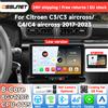 OSSURET Autoradio Android 14 per C3 Aircross 2017-2023, Citroen C4; Sistema Smart Carplay, Lettore Multimediale con GPS 6115