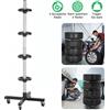 NONE Supporto per pneumatici auto con ruote, porta pneumatici resistente in acciaio, supporto verticale per pneumatici di ricambio per garage, rimorchio, SUV