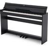 MUSTAR Pianoforte Digitale 88 Tasti Semi-Pesati, Copertura Semi-Aperta, Bluetooth MIDI e 3 Pedali, 800 Suoni, Nero