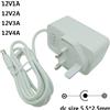 JUNCHEN Alimentatore DC 12V Bianco con Spina UK, Fonte di Alimentazione 1A 2A 3A 4A, Alimentatore Bianco 12V UK, Alimentatore DC 12V 4A, 12V 3A