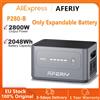 AFERIY P280-B 2800W 2048Wh Batteria Espandibile per Stazione di Alimentazione Portatile P280, Generatore Solare con Batteria LFP per Casa, Esterni e Campeggio