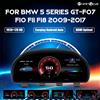 PRELINGCAR Cruscotto Digitale LCD per Auto BMW F10 F11 F18 F06 F12 F13 F01 F02 F03 Anni 2009-2017 con Pannello di Navigazione, Tachimetro e Cockpit Virtuale