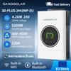 SANDISOLAR Inverter Solare Ibrido SANDISOLAR 4.2KW 24V, Collegabile in Parallelo fino a 9 Unità, Potenza Massima Ingresso PV 5200W, WiFi Integrato, App AI per Sistemi Energetici