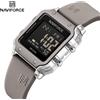 NAVIFORCE Orologio da donna digitale multifunzionale NAVIFORCE con display di ora, data e settimana, cinturino in silicone, impermeabile, orologio da polso sportivo casual da donna
