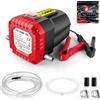 Pompa di trasferimento olio 12V portatile, estrattore di fluidi, pompa elettrica per cambio carburante, strumento a sifone, kit pompa per auto, barche, moto, camion, camper e ATV
